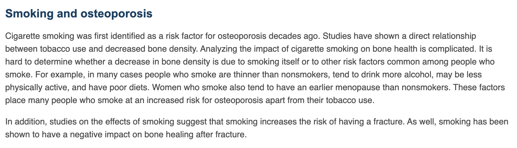 Resilience And Smoking